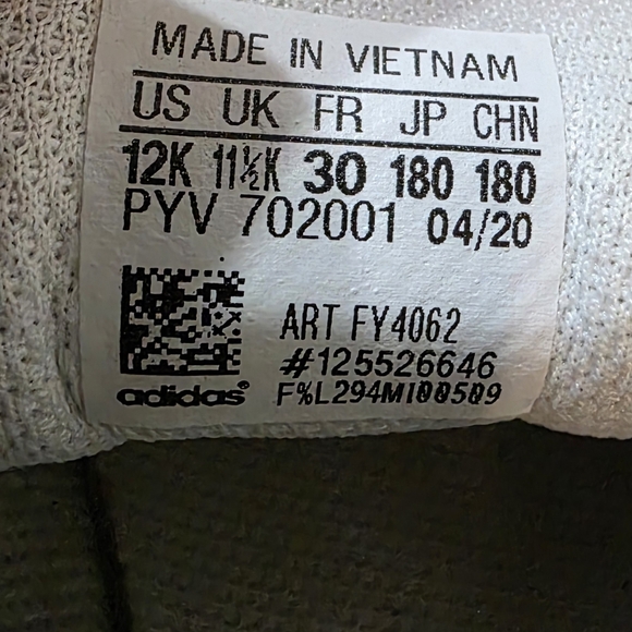 Adidas Run Dmc X Superstar '50Th Anniversary', Kids Size 12 - Picture 9 of 9